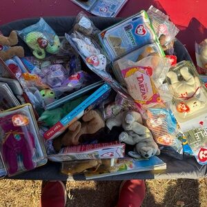 Ty Beanie Babies Plush Collection - Purple, Green, Brown